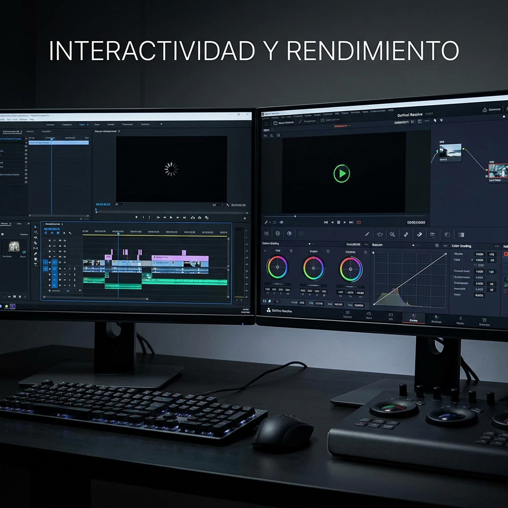 Interactividad y rendimiento: cuándo el montaje se rompe y por qué