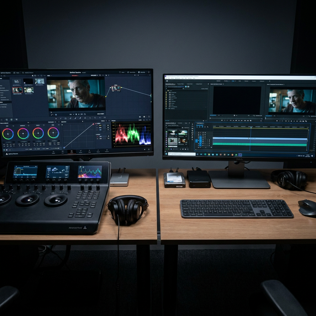 DaVinci Resolve vs Premiere Pro para principiantes: guía realista